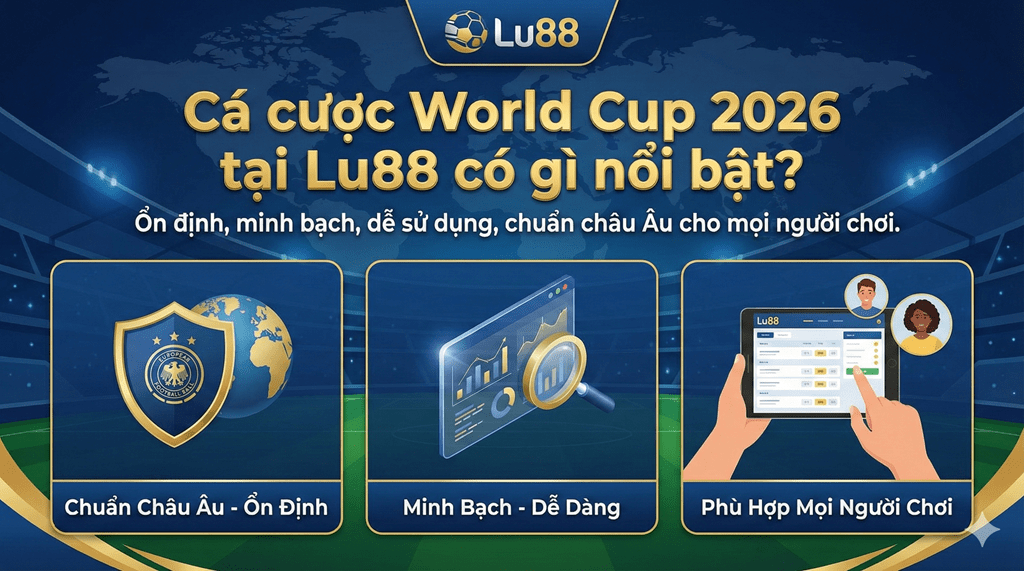 Lu88 Nhà Cái Cá Cược World 2026 Uy Tín Hàng Đầu Châu Âu Đến Châu Á Và Việt Nam 1 nhà cái lu88
